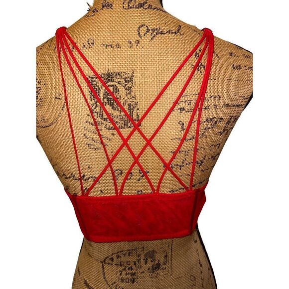 Victoria’s Secret Red Corset Bralette  Size Large - Picture 6 of 14